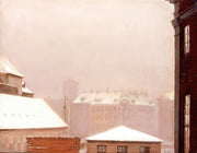 Copenhagen Roofs Under The Snow by Peder Severin Kroyer