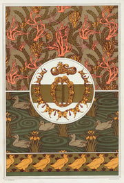 Coraux Madrepores Etoiles De Mer Et Algues Cretonne Imprimee by Maurice Pillard Verneuil
