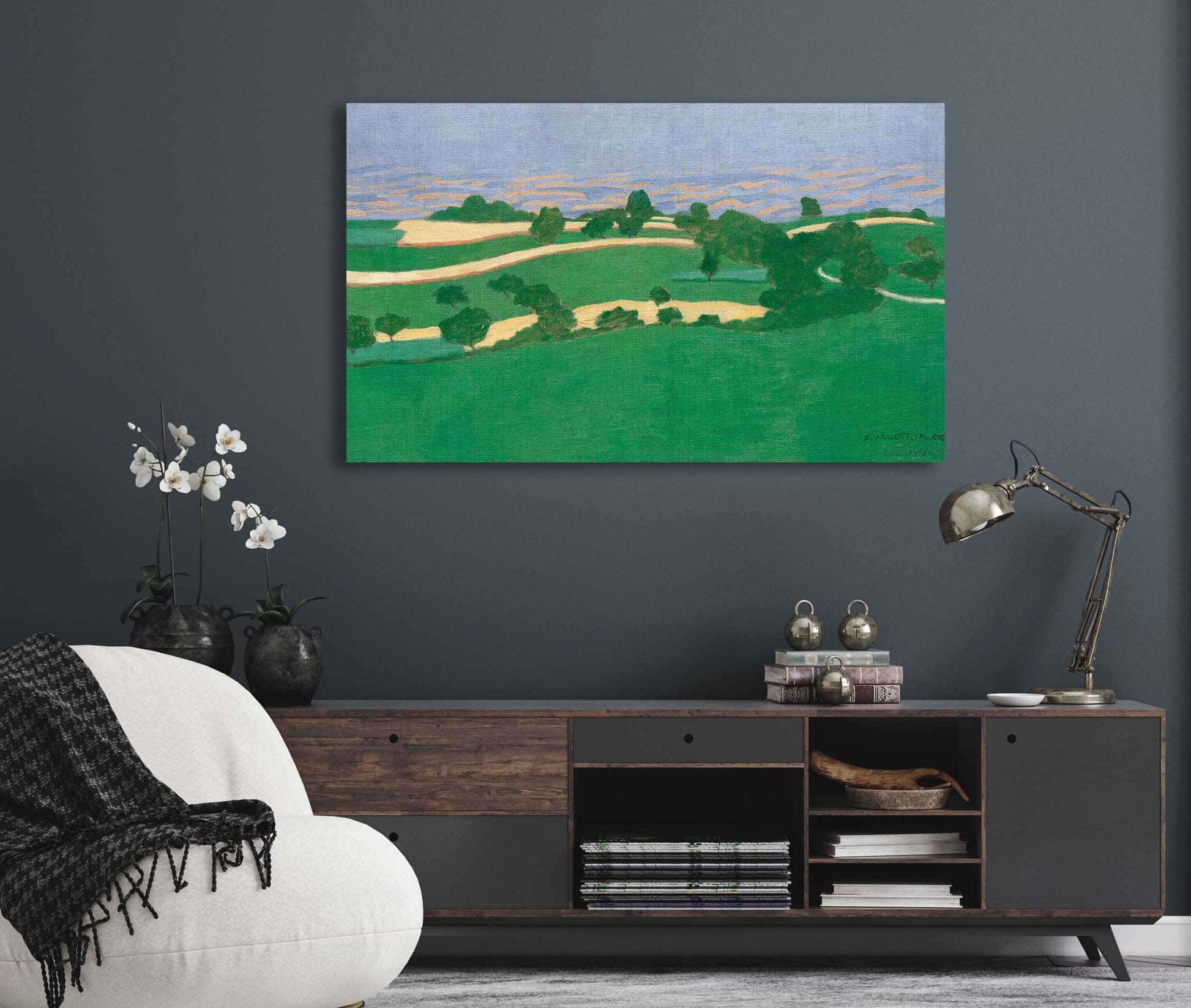 Corn Fields by Felix Vallotton
