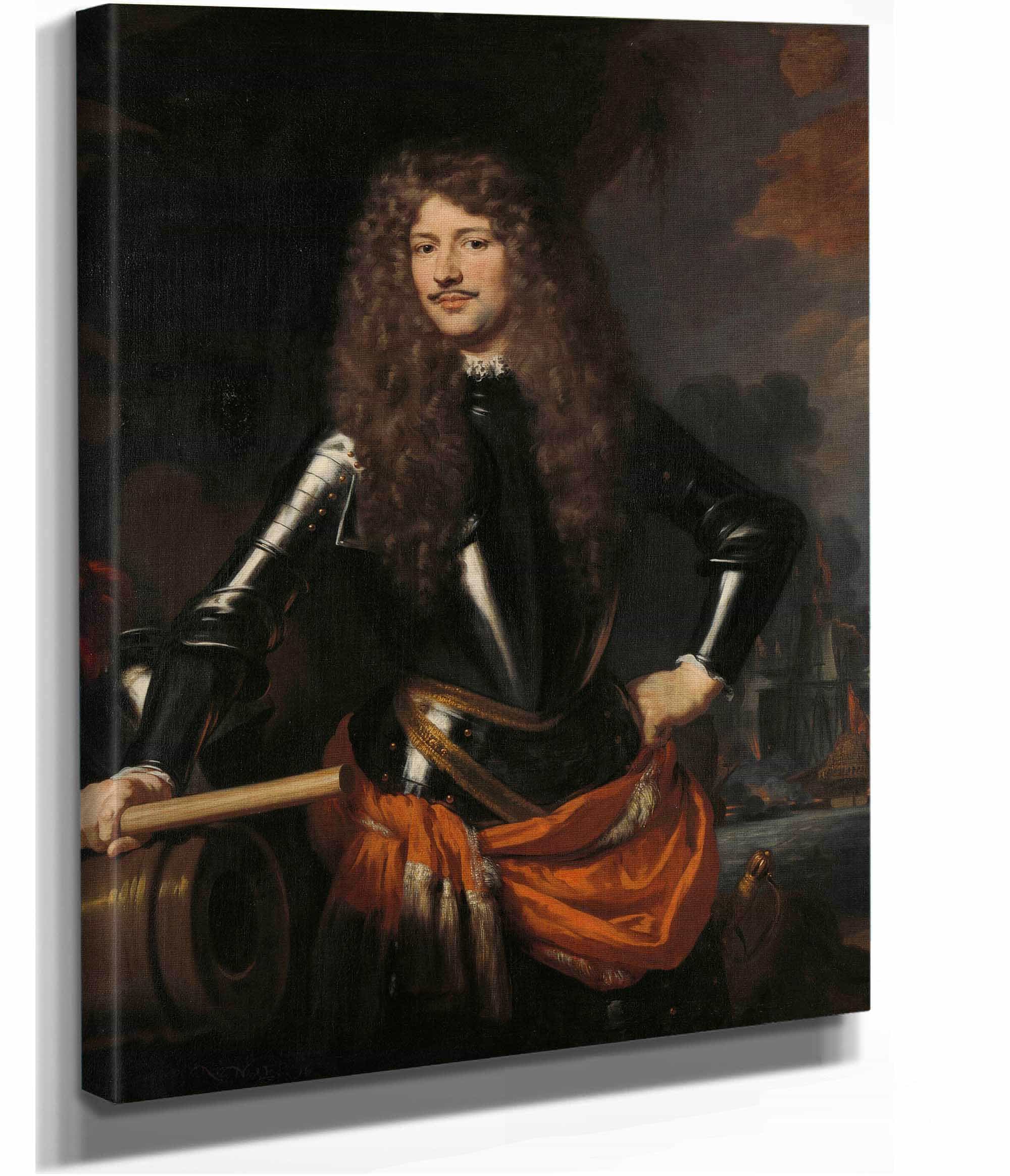 Cornelis Evertsen Lieutenant Admiral Of Zeeland by Nicolaes Maes