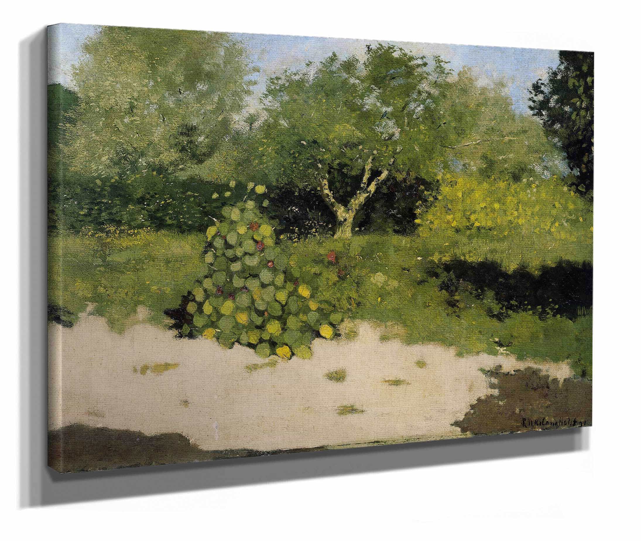 Corner Of A Garden With Nasturtiums by Richard Nicolaus Roland Holst