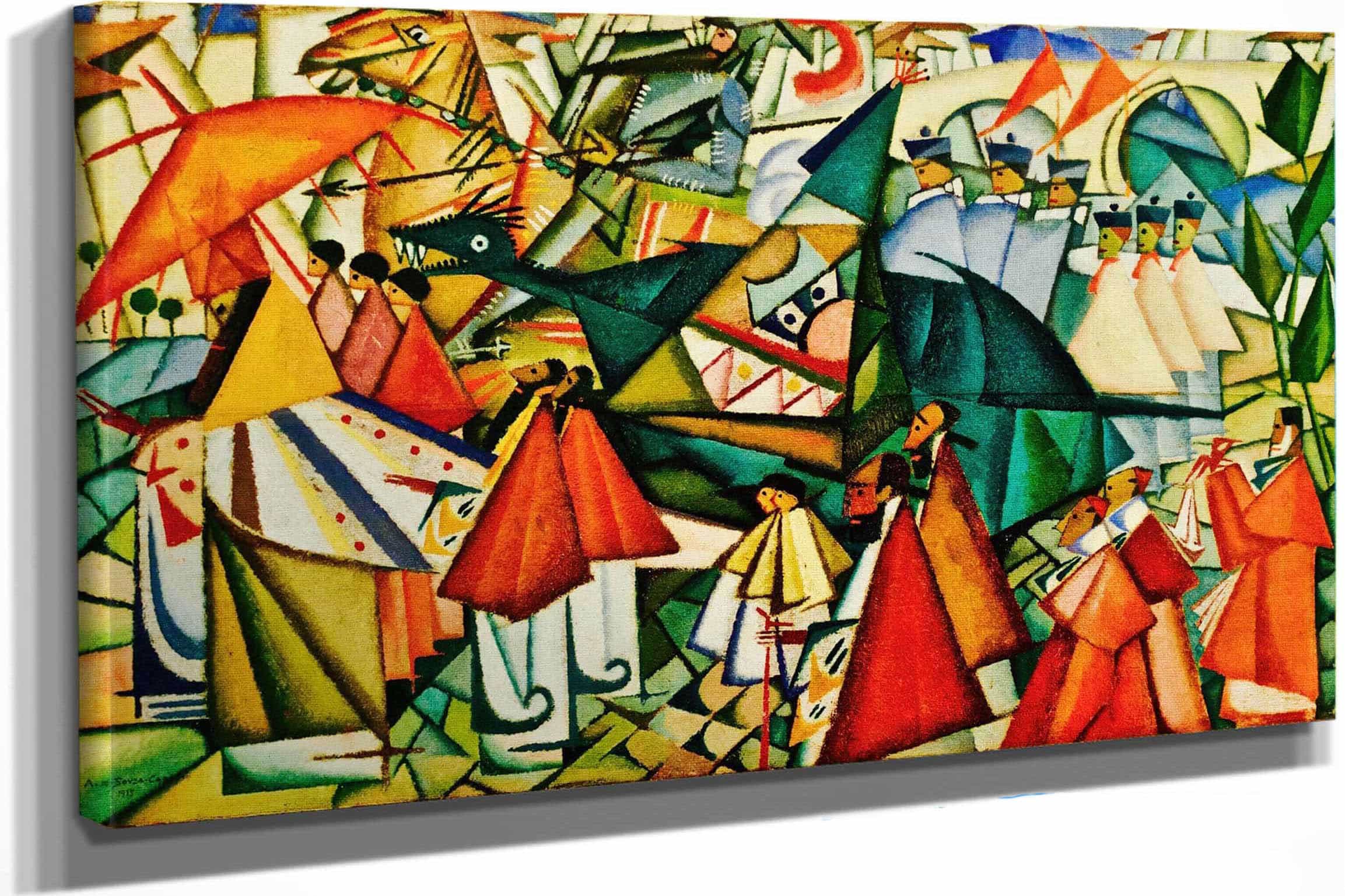 Corpus Christi Procession By Amadeo De Souza Cardoso