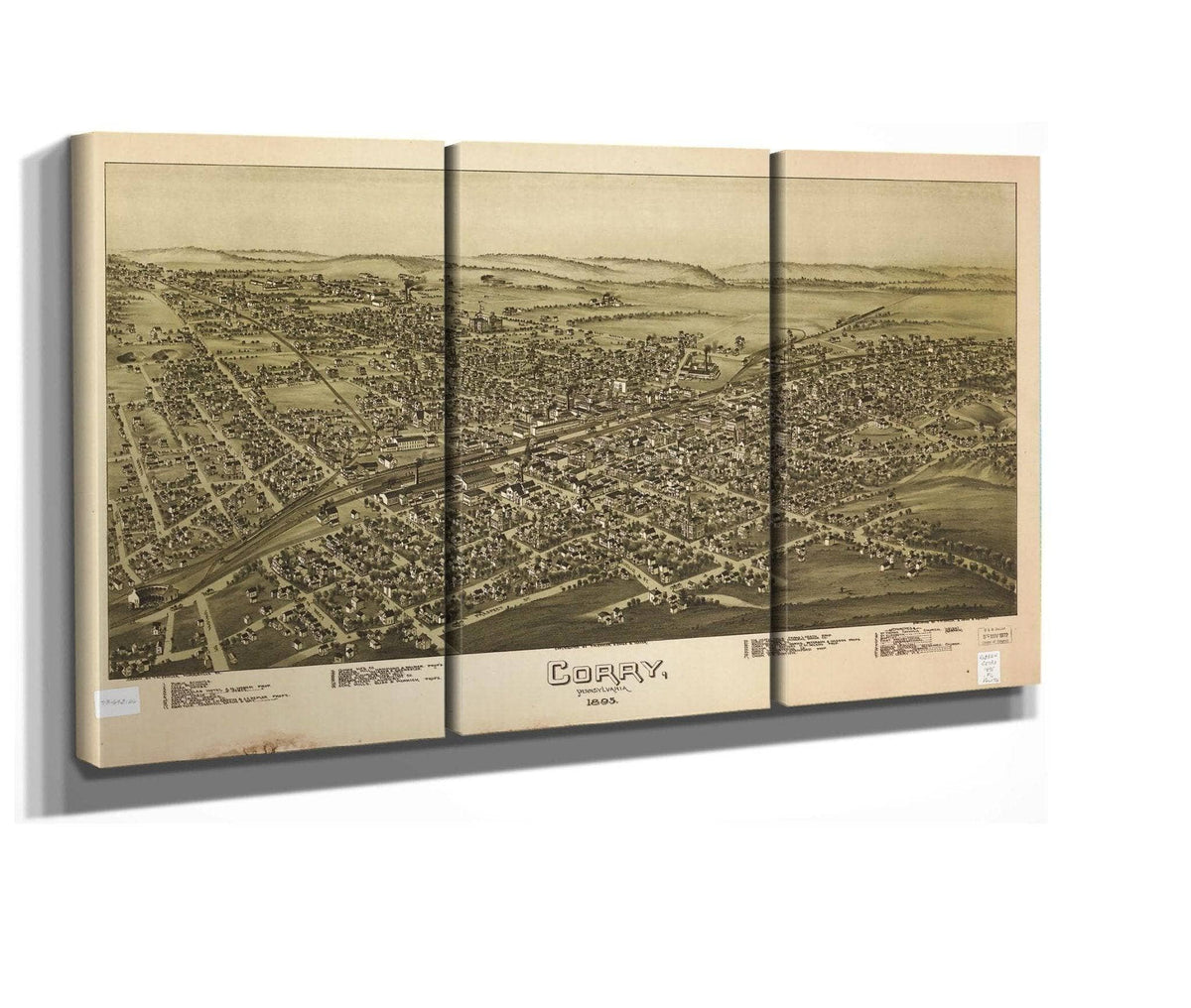 Corry Pennsylvania 1895  State Of Pennsylvania