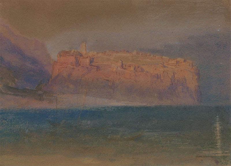 Corsica Between And by Joseph Mallord William Turner