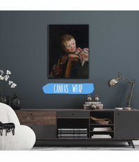 Cory Cori Looking Over The Back Of A Chair by Robert Henri