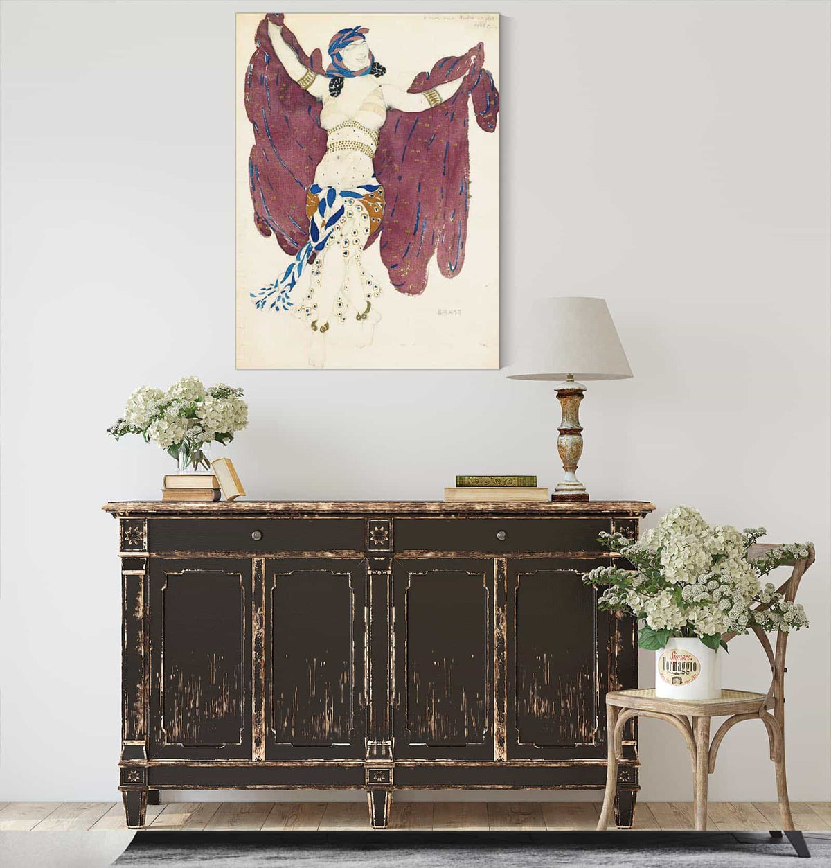 Costume Design For A Syrian Dancer In Cleopatra by Leon Bakst