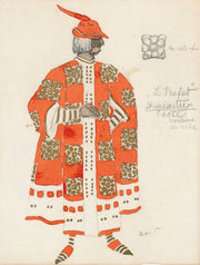 Costume Design For Act I Of The Martyrdom Of St Sebastian by Leon Bakst