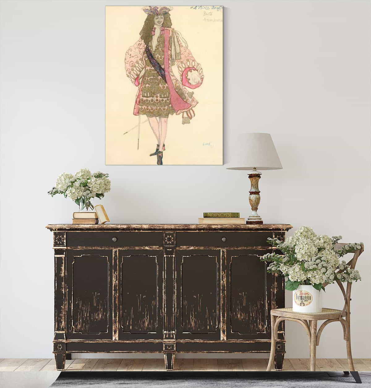 Costume Design For Act Ii Of Le Prince Anglais by Leon Bakst