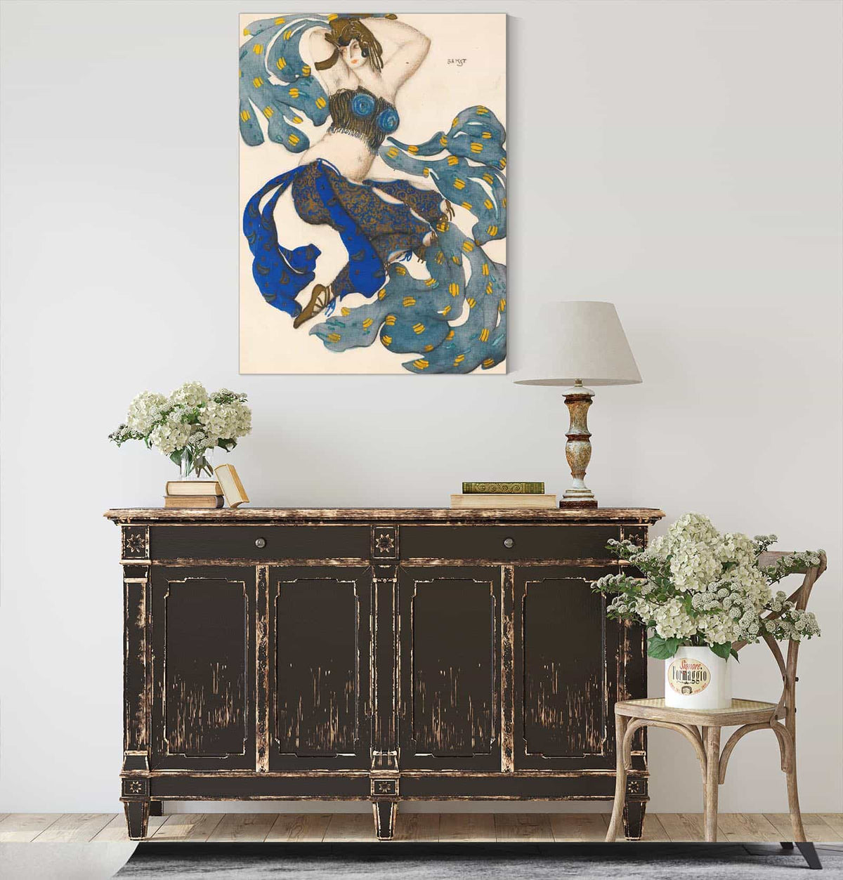 Costume Design For An Odalisque In Sheherezade by Leon Bakst