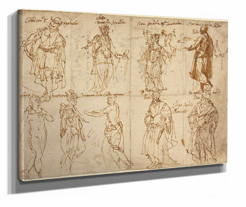 Costume Studies For Sophocles Oedipus Tyrannus  by Paolo Veronese