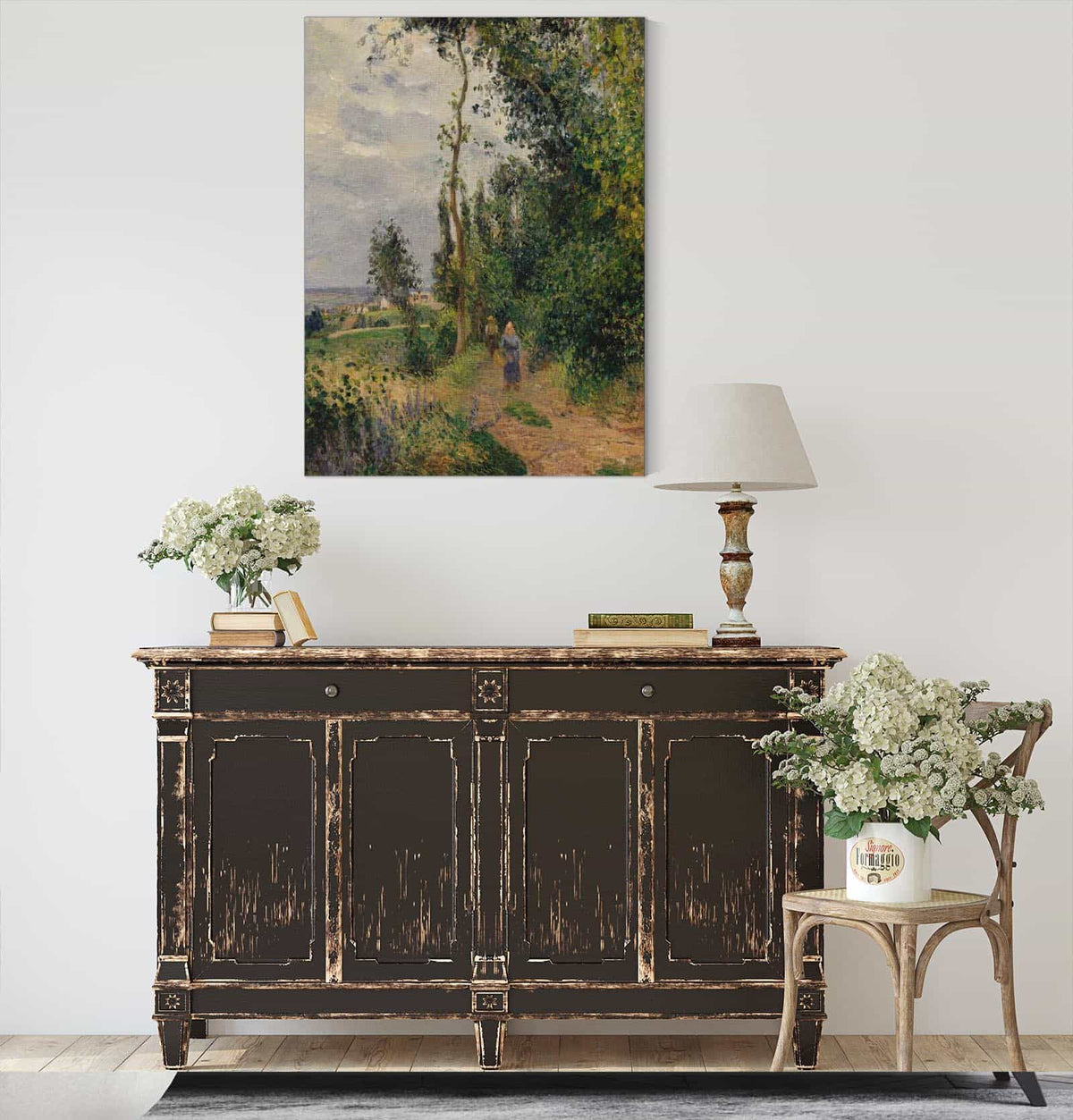 Cote Des Grouettes Near Pontoise by Camille Pissarro