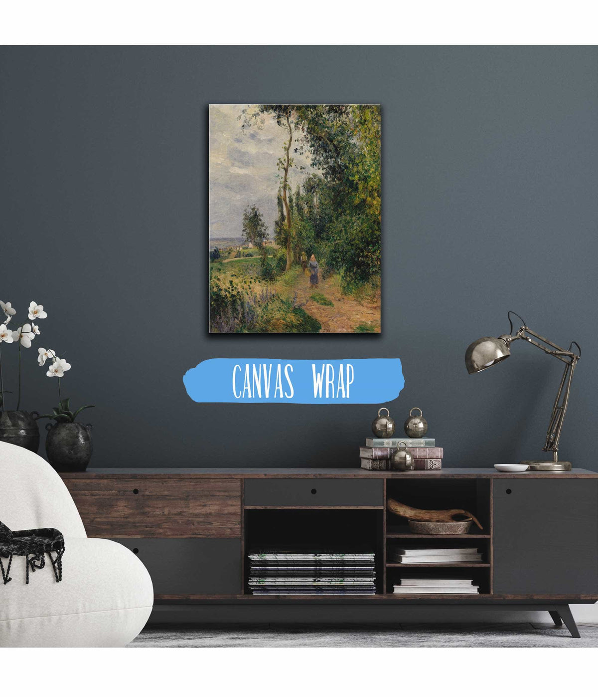 Cote Des Grouettes Near Pontoise by Camille Pissarro