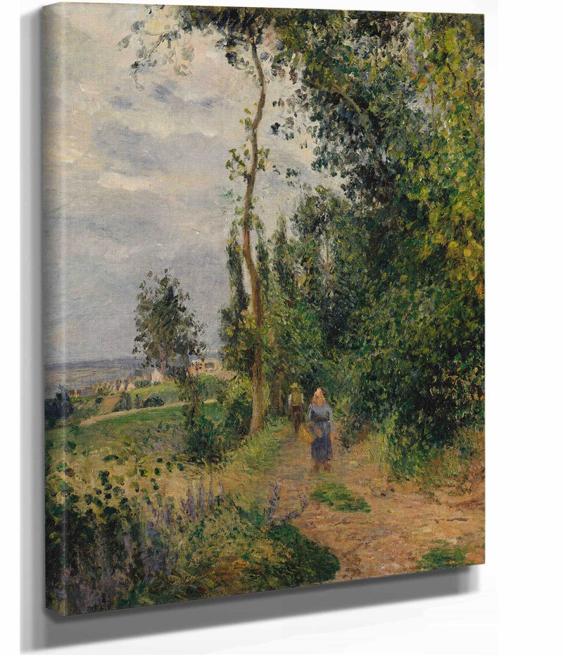 Cote Des Grouettes Near Pontoise by Camille Pissarro