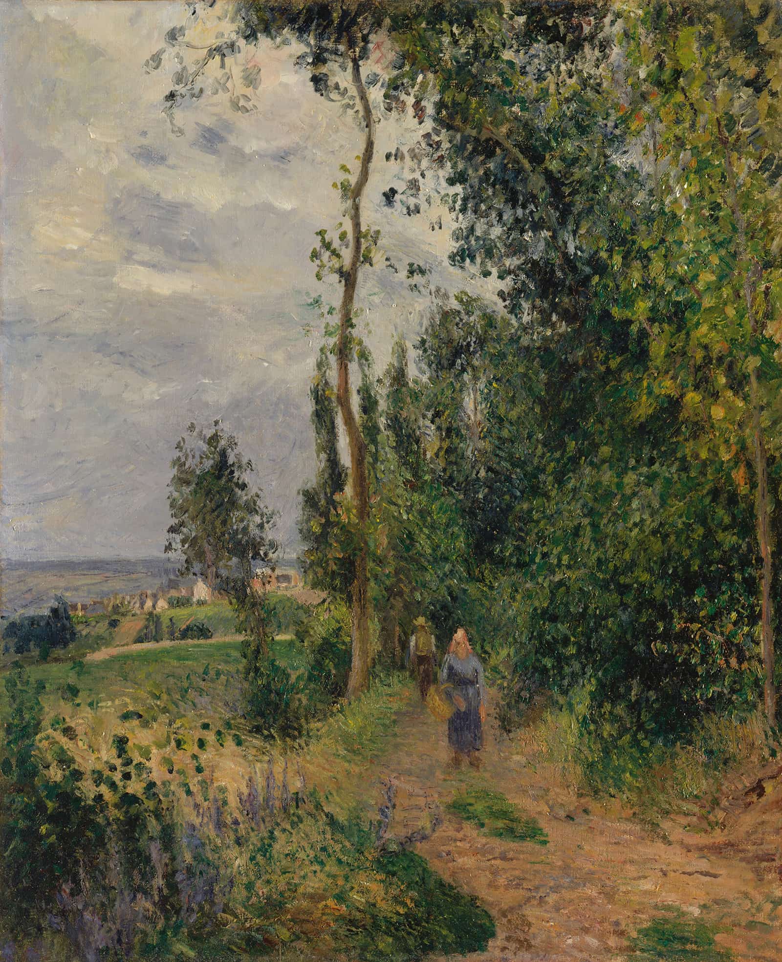 Cote Des Grouettes Near Pontoise by Camille Pissarro