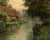 Cottage Along The River By Louis Aston Knight