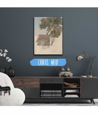 Cottage And Trees S by David Cox