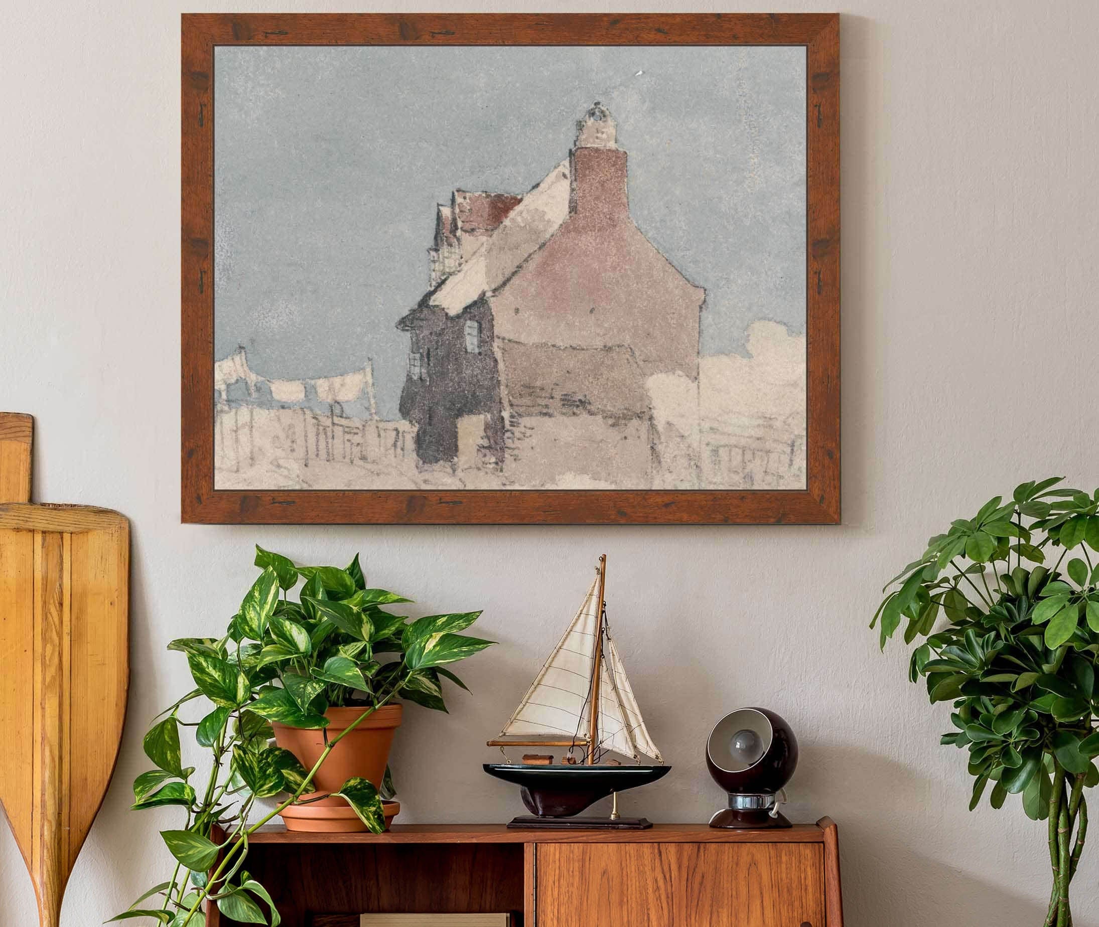 Cottage At Northfleet Kent by David Cox