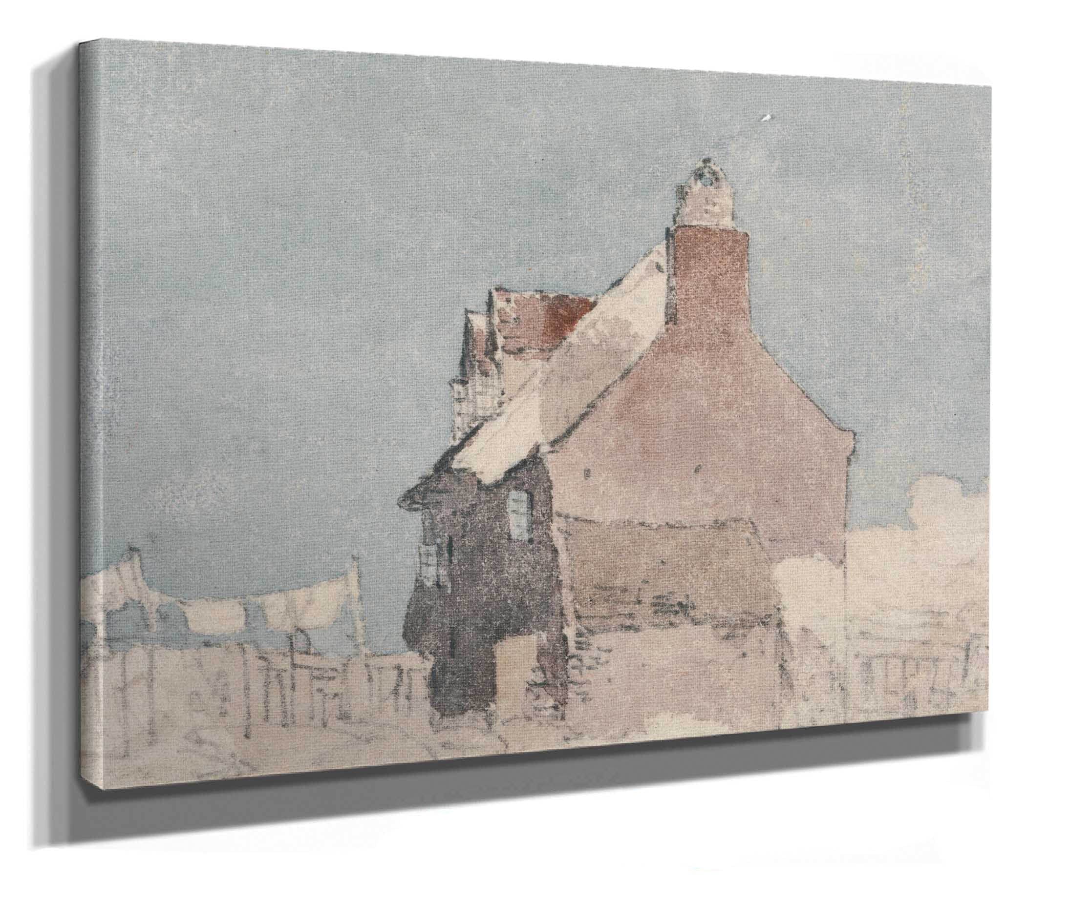 Cottage At Northfleet Kent by David Cox