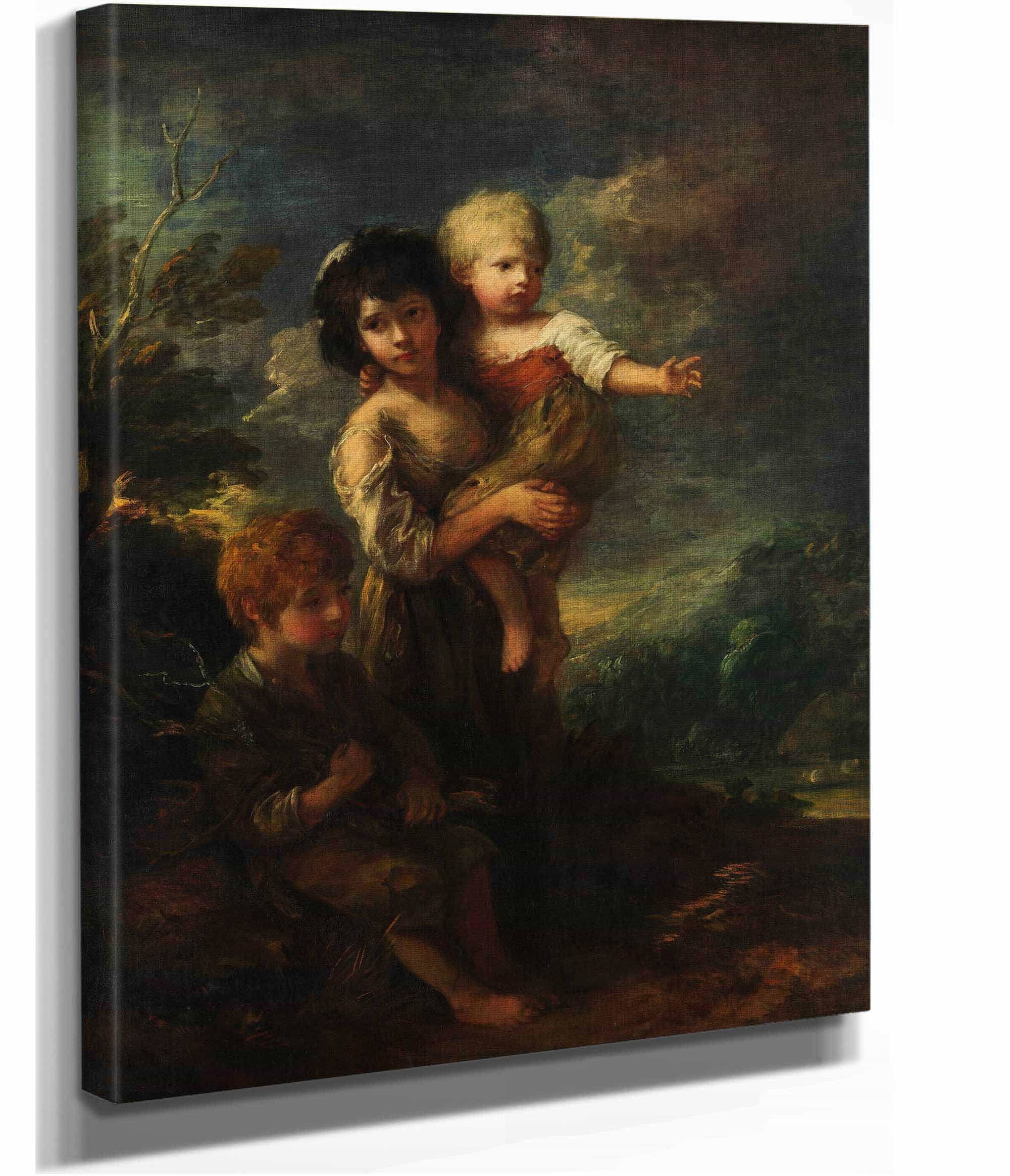 Cottage Children The Wood Gatherers by Thomas Gainsborough