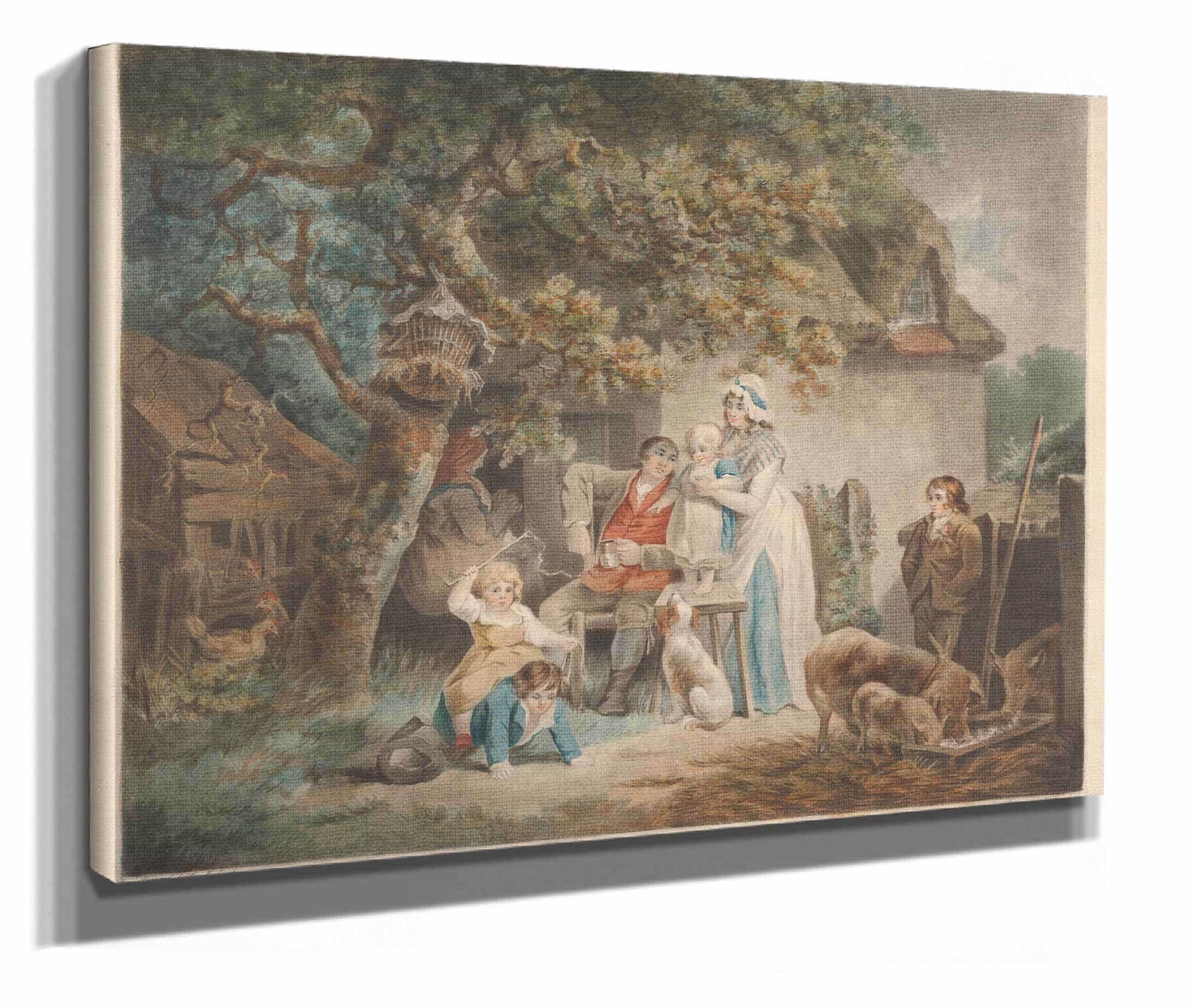Cottagers by George Morland