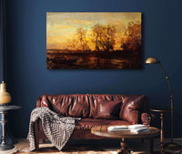 Coucher De Soleil by Felix Ziem