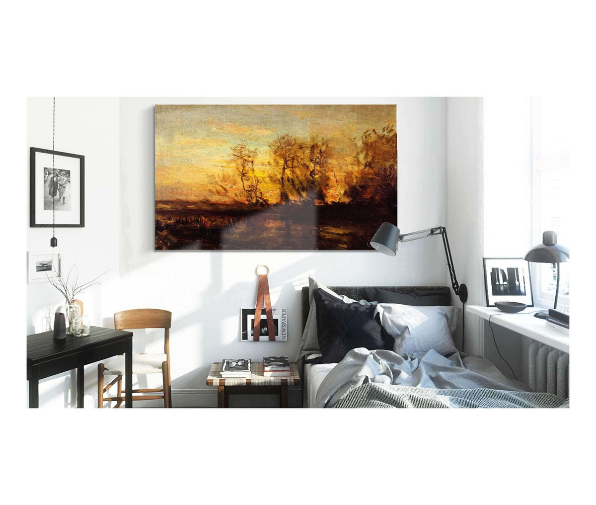 Coucher De Soleil by Felix Ziem