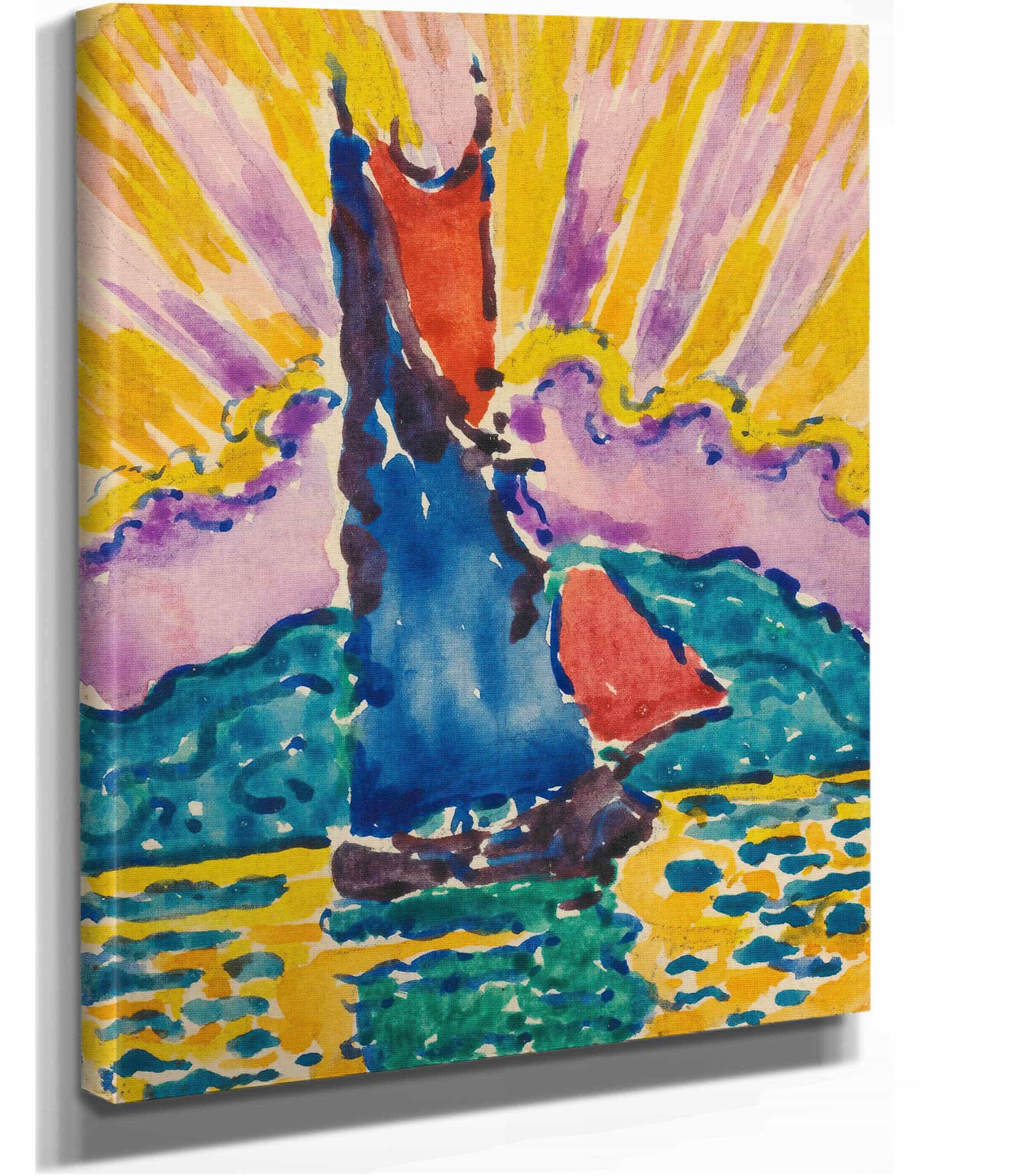 Coucher De Soleil Leventail by Paul Signac