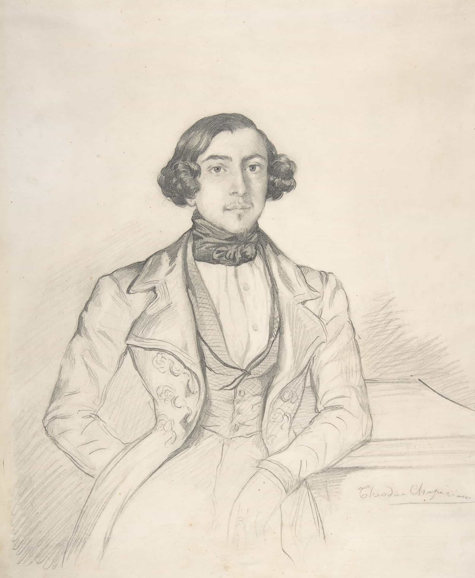 Count Philibert Oscar De Ranchicourt by Theodore Chasseriau