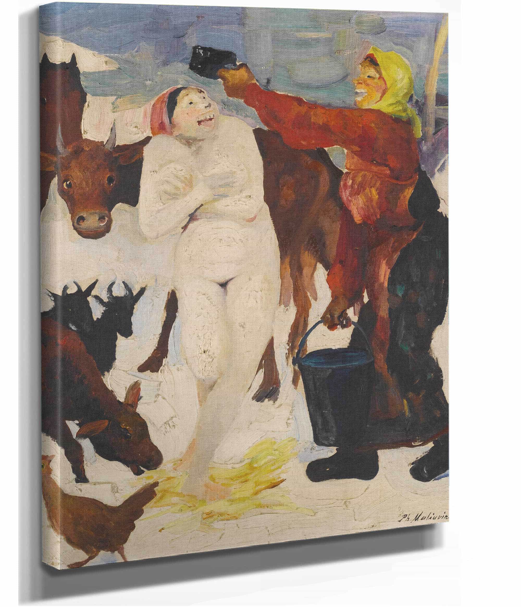 Country Ablutions by Filipp Malyavin