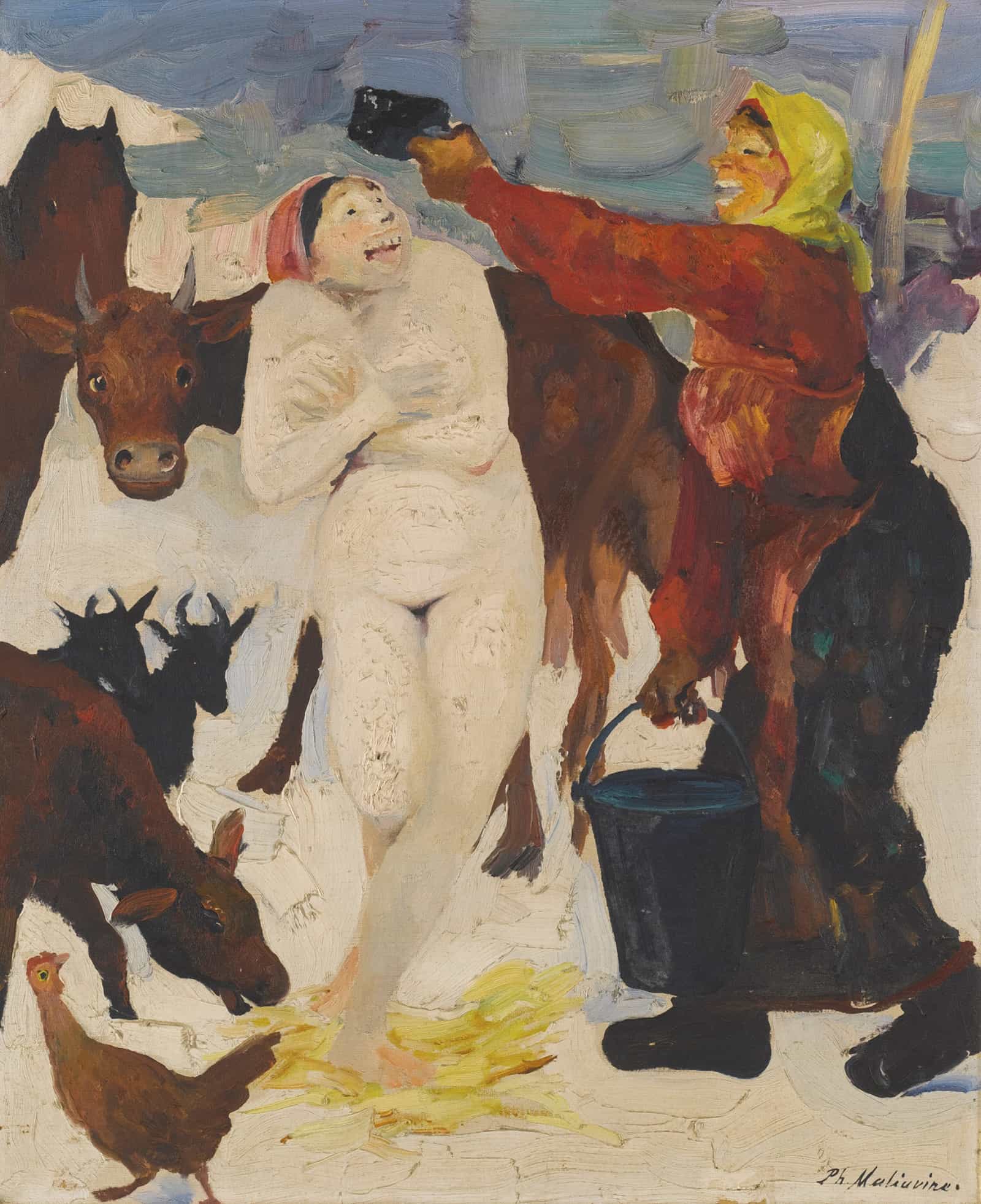 Country Ablutions by Filipp Malyavin