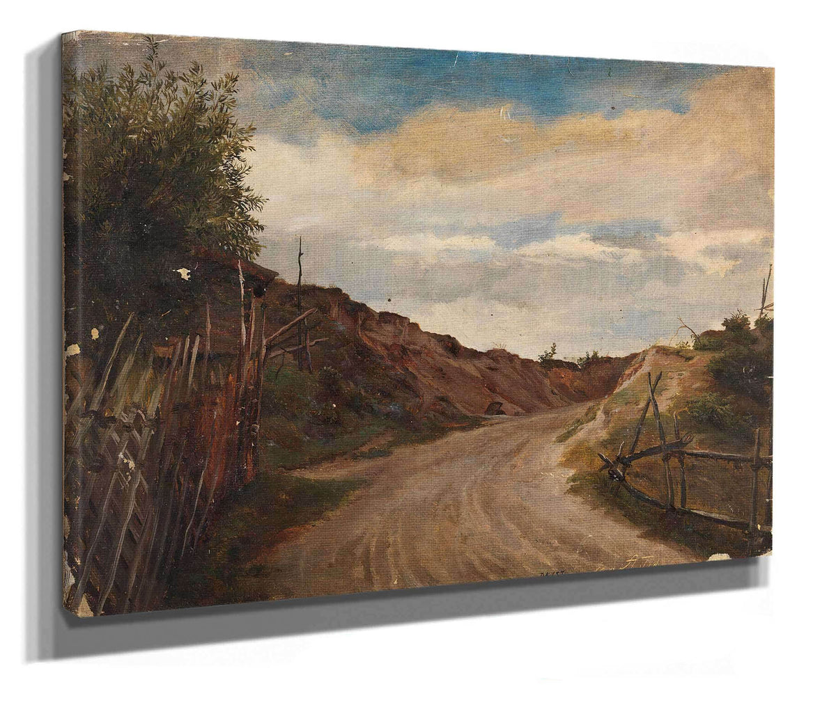 Country Road by Adolph Tidemand