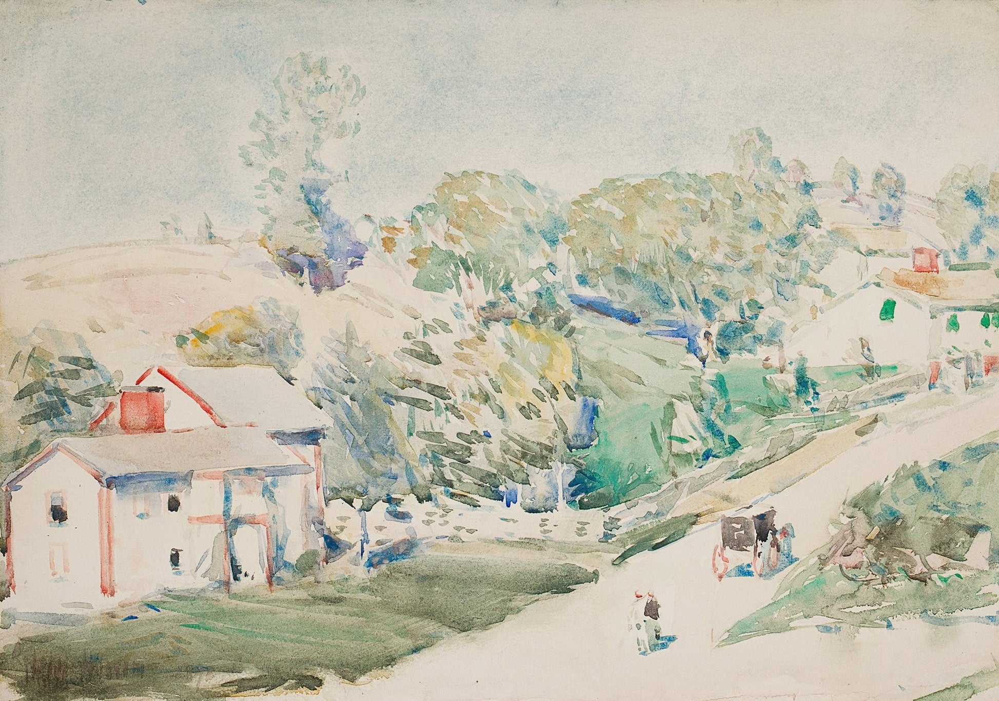 Country Road by Childe Hassam