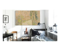 Country Scene With A House Along A Road by Camille Pissarro