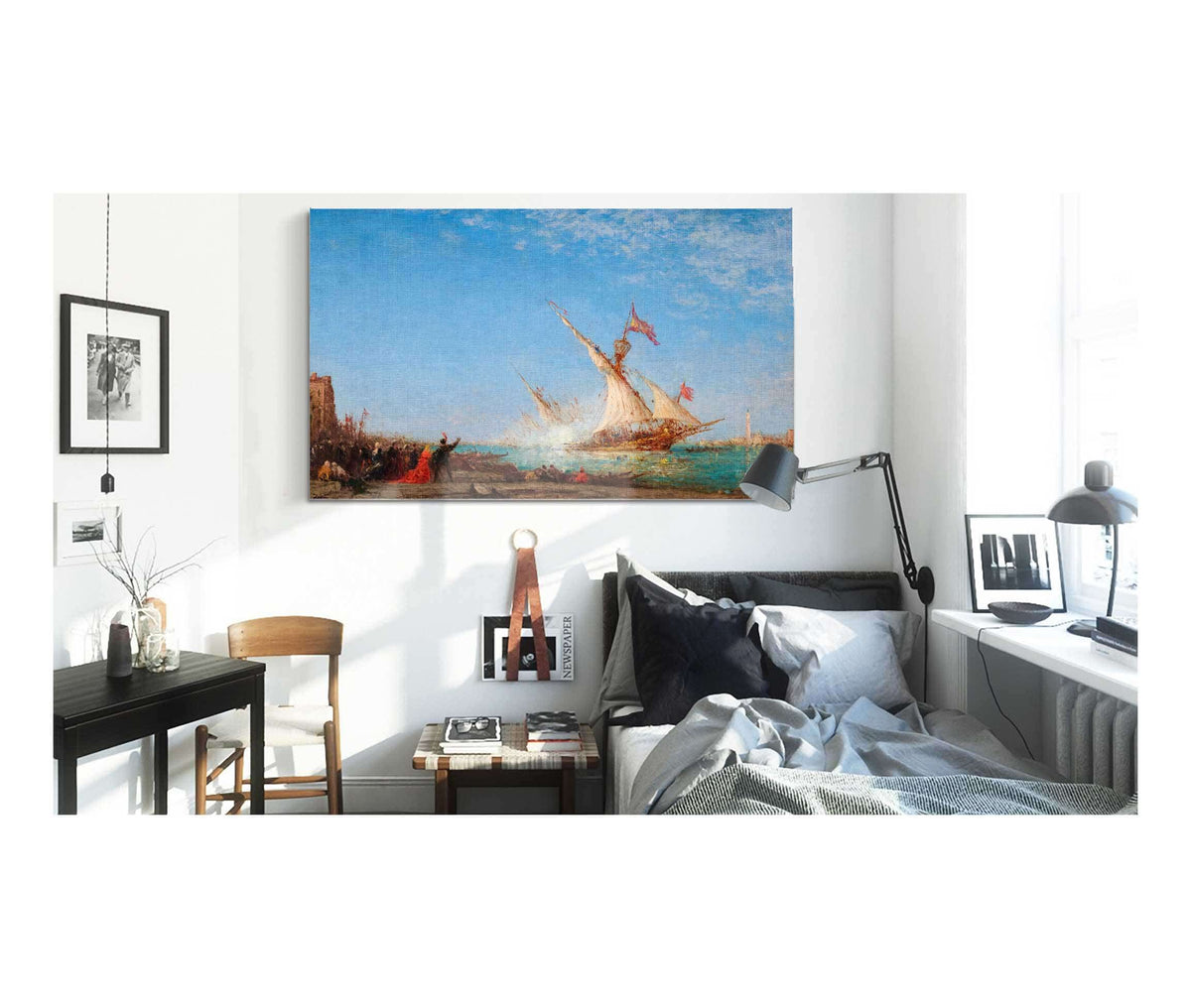 Coup De Canon A Venise Jour De Fete by Felix Ziem