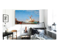 Coup De Canon A Venise Jour De Fete by Felix Ziem