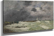 Coup De Vent Devant Frascati Le Havre by Eugene Boudin