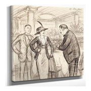 Couple At A Cafe by William James Glackens