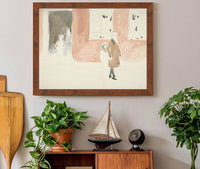 Couple Taking A Stroll by Edwin Austin Abbey