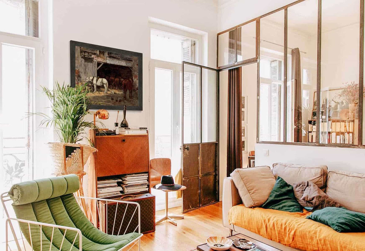 Cour Et Ecurie Dun Loueur by Eugene Boudin