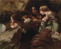 Courage Anxiety And Despair Watching The Battle by James Sant