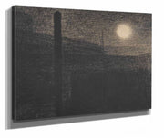 Courbevoie Factories By Moonlight  by Georges Seurat