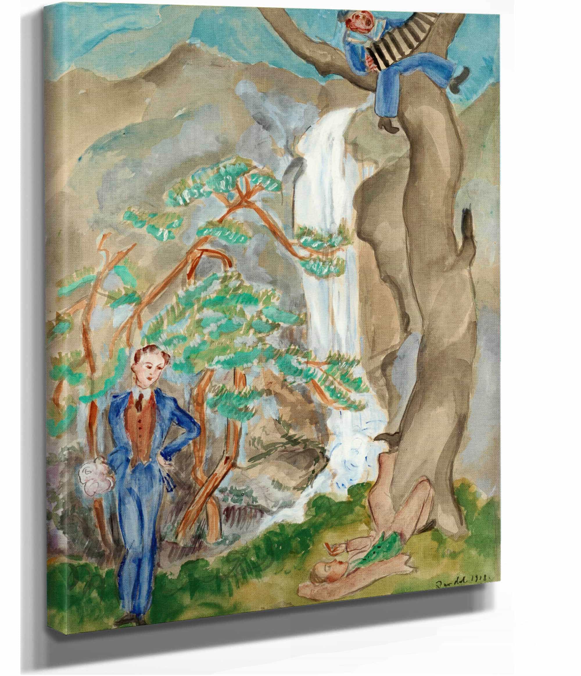 Courting by Nils Dardel
