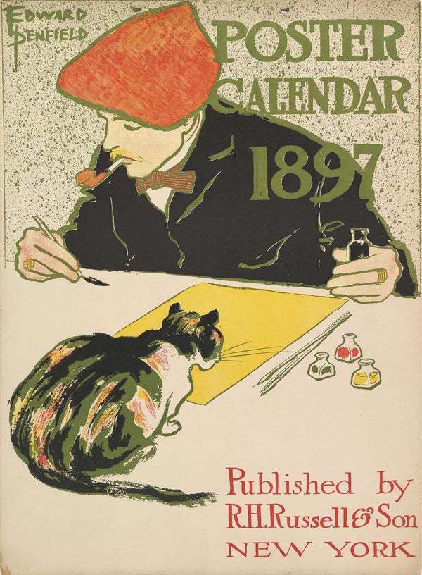 Cover For Calendar by Edward Penfield