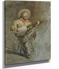 Cowboy Singing by Thomas Eakins