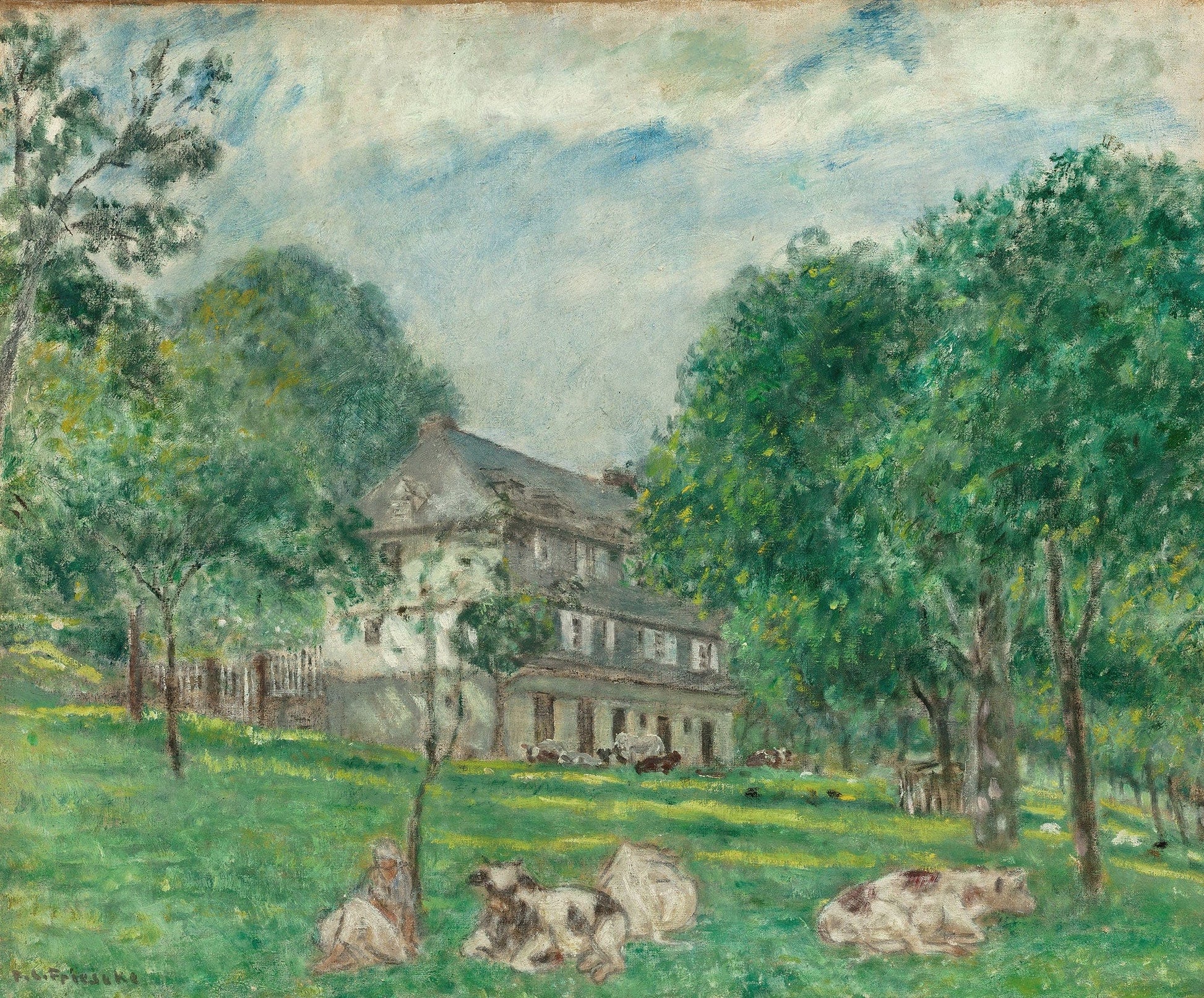 Cows At Noon by Frederick Carl Frieseke