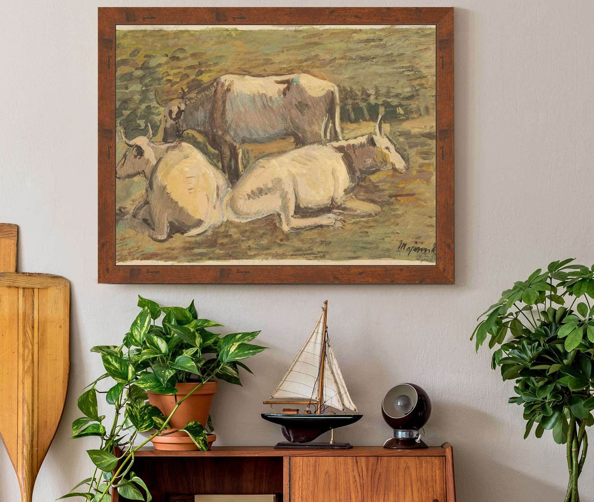 Cows by Cyprian Majernik