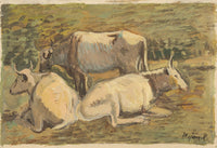 Cows by Cyprian Majernik