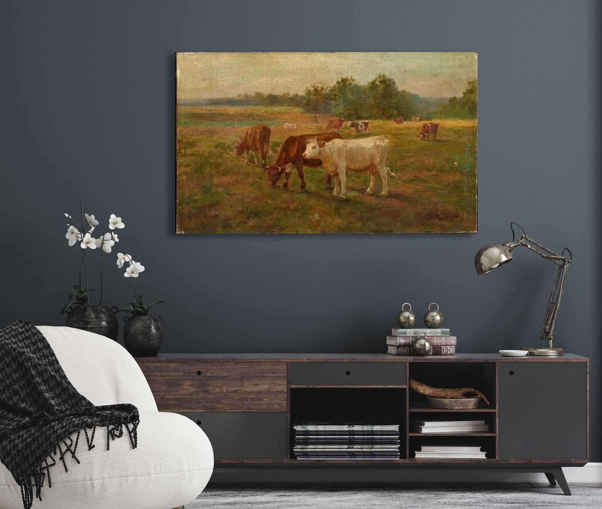 Cows by Edward Mitchell Bannister
