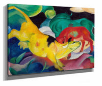 Cows Red Green Yellow by Franz Marc