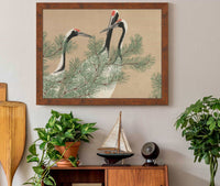 Cranes Tsuru by Kamisaka Sekka